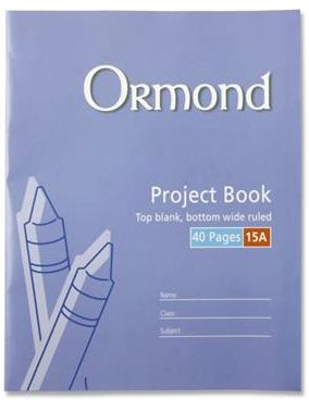 Ormond 40pg No.15a Project Book
